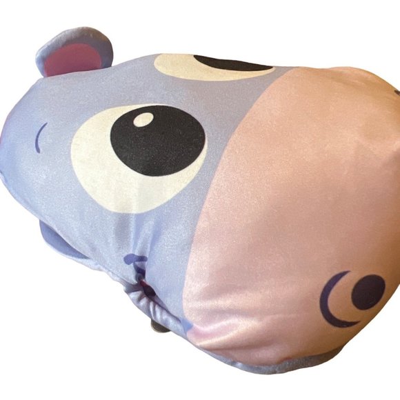 Little Tikes Hippo Head Plush Hand Puppet Purple Soft Toy - Picture 3 of 9